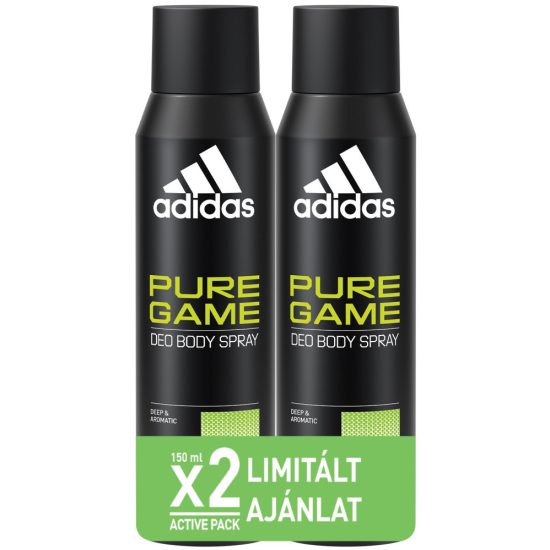 Adidas Férfi Deo Spray - Pure Game - Duo 2x150ml