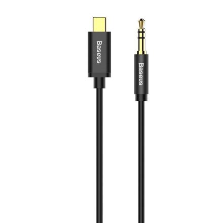 Baseus Yiven Audio Kábel USB-C - Mini Jack 3.5mm - 1.2m - Fekete