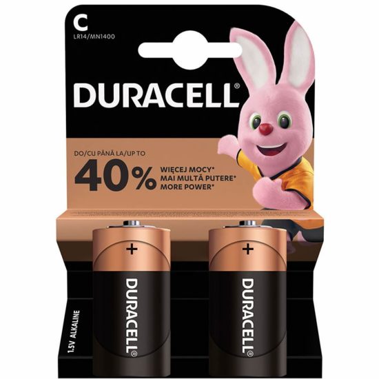 Duracell Basic C LR14 MN1400 Baby Elem x 2 db