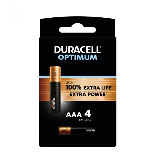 Duracell Optimum AAA MN2400 Mikro LR03 Alkáli Elem x 4 db