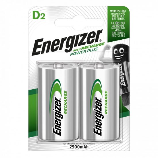 Energizer Akkumulátor Power Plus Góliát D 2500mAh x 2 db