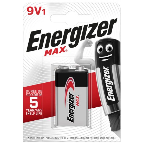 Energizer Max Alkáli 9V Elem