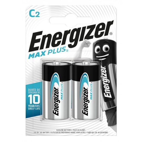 Energizer Max Plus Alkáli C LR14 Baby Elem x 2 db