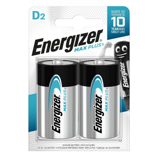 Energizer Max Plus Alkáli D Góliát Elem x 2 db