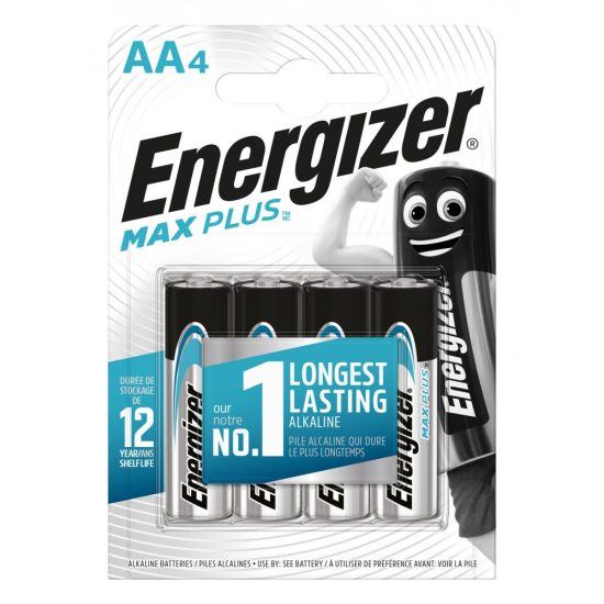 Energizer Max Plus Alkáli AA LR6 Ceruza Elem x 4 db