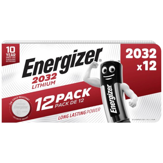 Energizer CR2032 Lithium Gombelem x 12 db