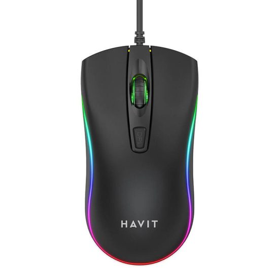 Havit MS72 Univerzális Egér RGB - 800-1200 DPI