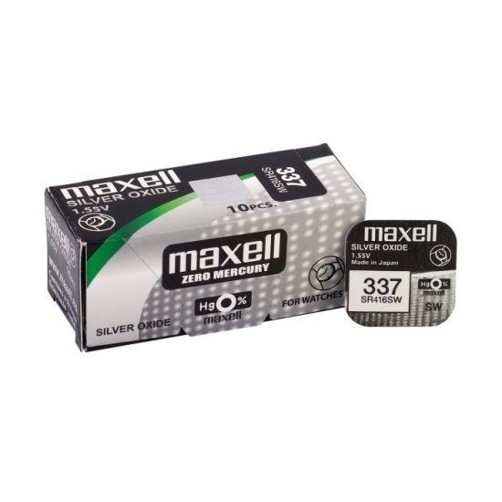 Maxell 337 SR416SW Gombelem