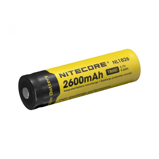 Nitecore 18650 3,7V 2600mAh védett Li-Ion akkumulátor