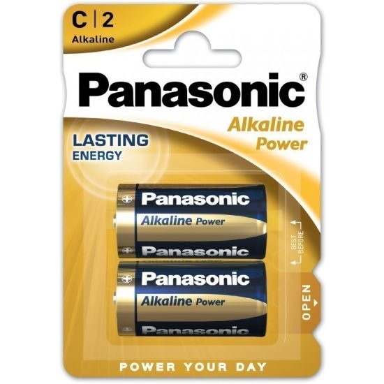 Panasonic Alkaline Power C LR14 Baby Elem x 2 db