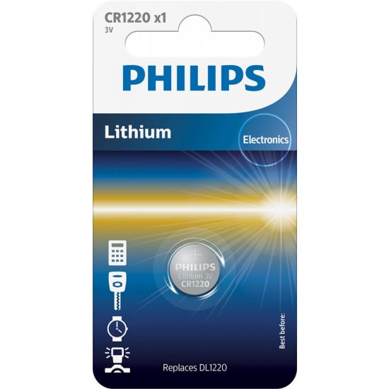 Philips CR1220 Lítium Gombelem