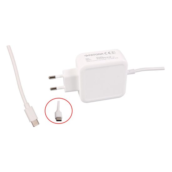 Patona Hálózati PD Töltő - 3A - 29W - USB-C kábellel