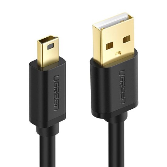 UGREEN USB-A - Mini USB Kábel - 1m 2A - Fekete