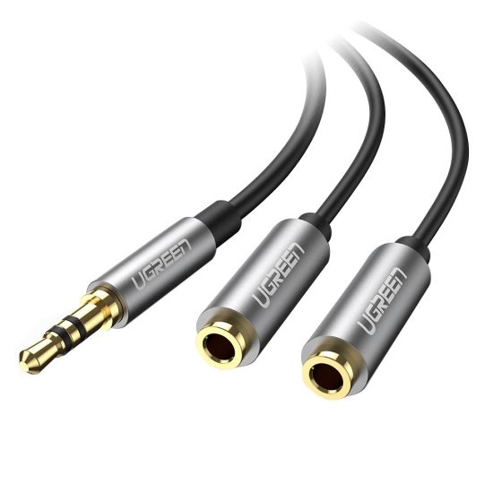 UGREEN Audio 3.5mm elosztó - 20 cm kábellel 