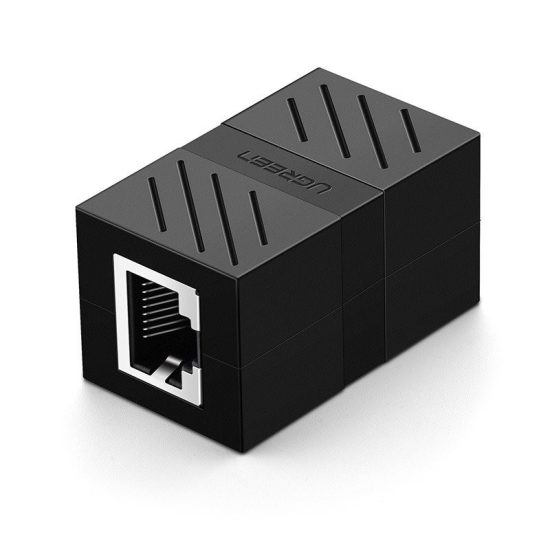 UGREEN NW114 Hálózati Toldó Adapter RJ45 8P8C Cat.7 - Fekete