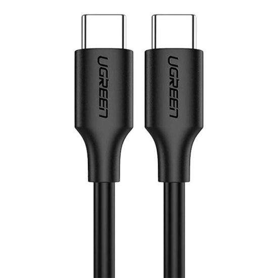 UGREEN USB-C - USB-C Kábel - 1m 3A 60W - Fekete