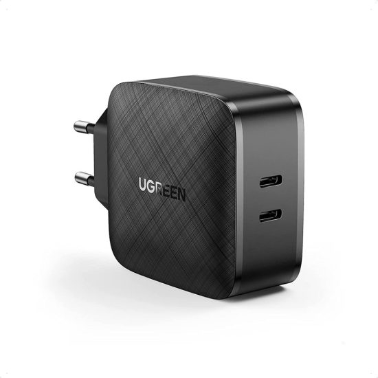 UGREEN CD216 Hálózati Gyorstöltő - 2xUSB-C - 66W - Fekete