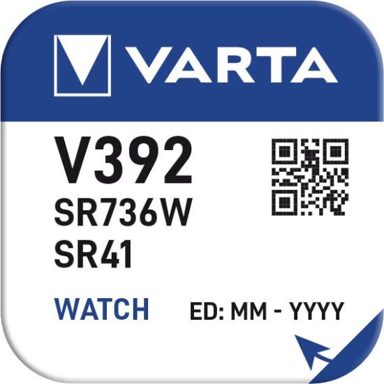 Varta 392 SR41 Ezüst-Oxid Gombelem