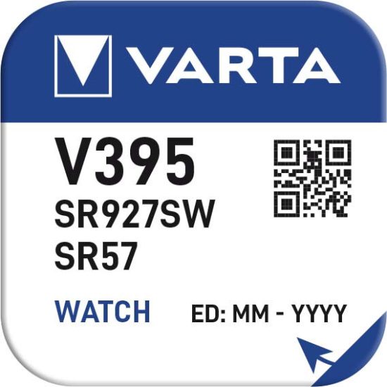 Varta 395 SR57 Ezüst-Oxid Gombelem