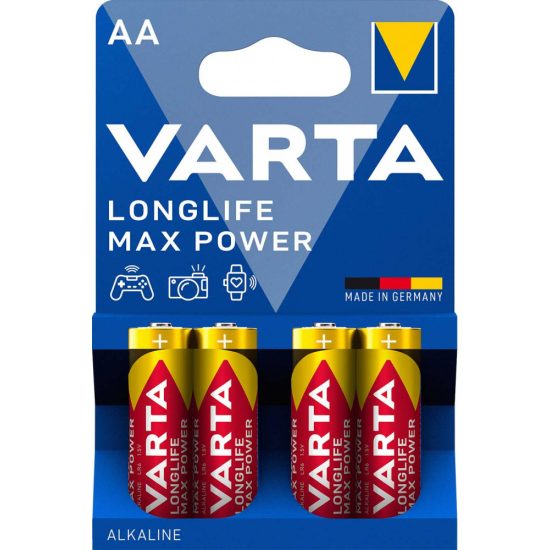 Varta Longlife Max Power AA Ceruza Elem x 4 db