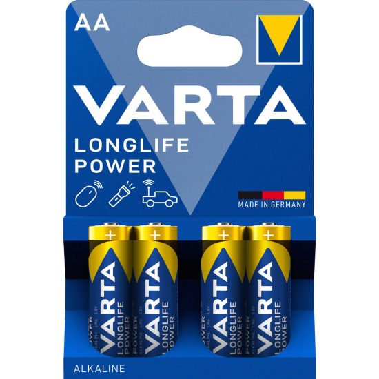 Varta Longlife Power AA Ceruza Elem x 4 db