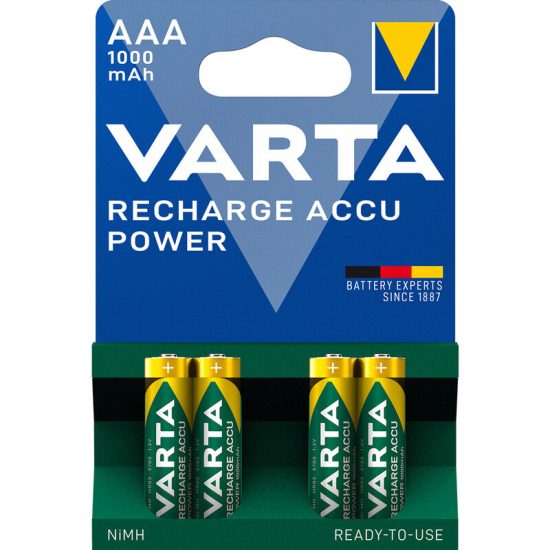 Varta Akkumulátor Power Mikro AAA 1000mAh x 4 db