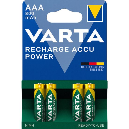 Varta Akkumulátor Power Mikro AAA 800mAh x 4 db