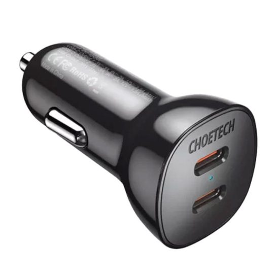 Choetech TC0008 Autós Töltő 40W - 2x USB-C