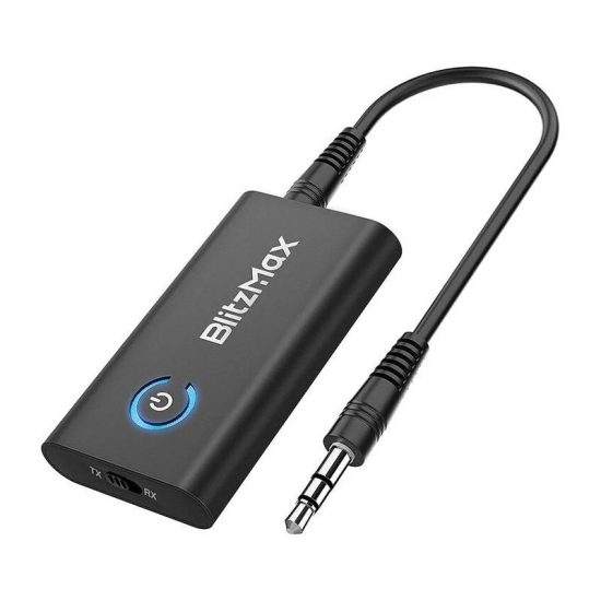 BlitzMax BT05 Bluetooth 5.2 Transmitter & Receiver aptX