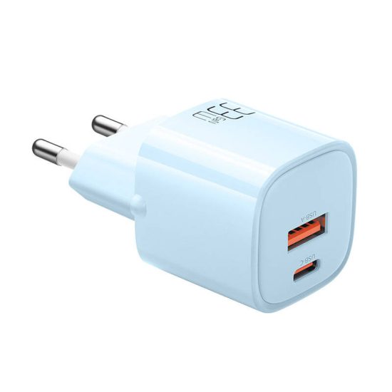 Mcdodo CH-0154 GaN Hálózati Töltő 33W - USB-C + USB-A - Kék