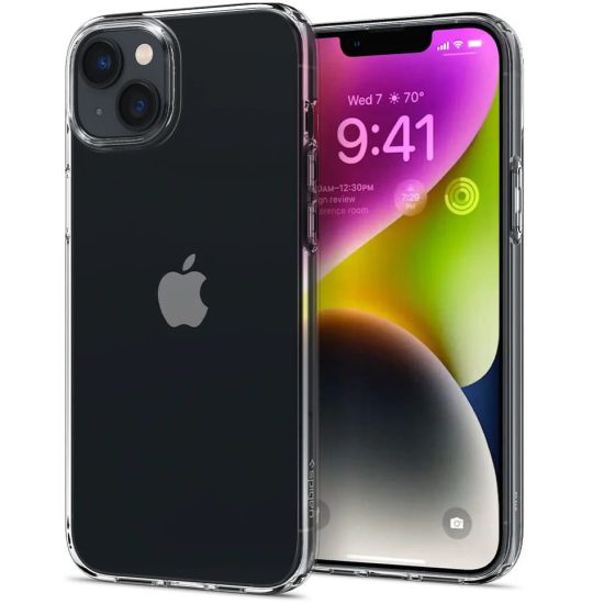 iPhone 14 Plus Tok - Spigen Liquid Crystal - Átlátszó