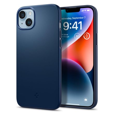 iPhone 14 Plus Tok - Spigen Thin Fit - Kék