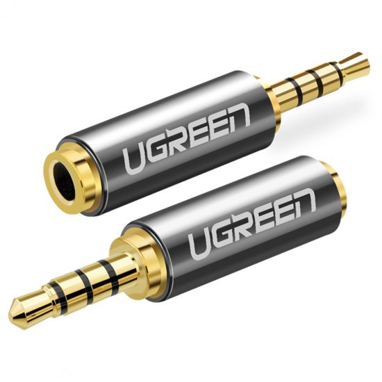 UGREEN Audio Adapter Jack 2.5mm (apa) - 3.5mm (anya) - Fekete