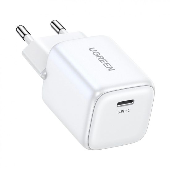 Ugreen Nexode GaN Hálózati Töltő 20W - USB-C - Fehér