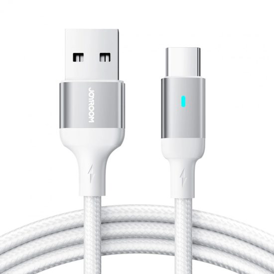 Joyroom USB - USB-C A10 Kábel - 3m 3A - Fehér