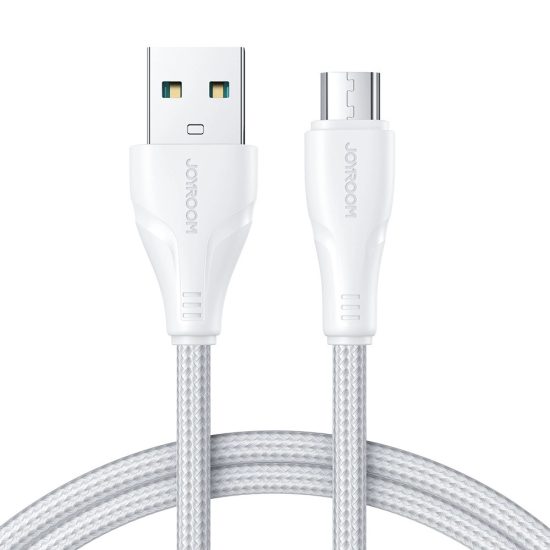 Joyroom USB - Micro USB Surpass Kábel - 2m 2.4A - Fehér