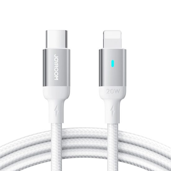 Joyroom USB-C - Lightning A10 Kábel - 3m 20W - Fehér