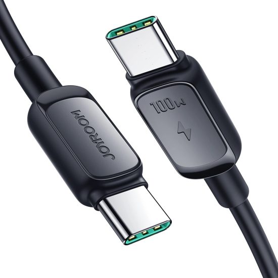 Joyroom USB-C - USB-C A14 Kábel - 1.2m 5A 100W - Fekete