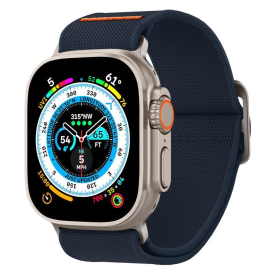 Apple Watch (42/44/45/49mm) Szíj - Spigen Lite Fit Ultra - Navy