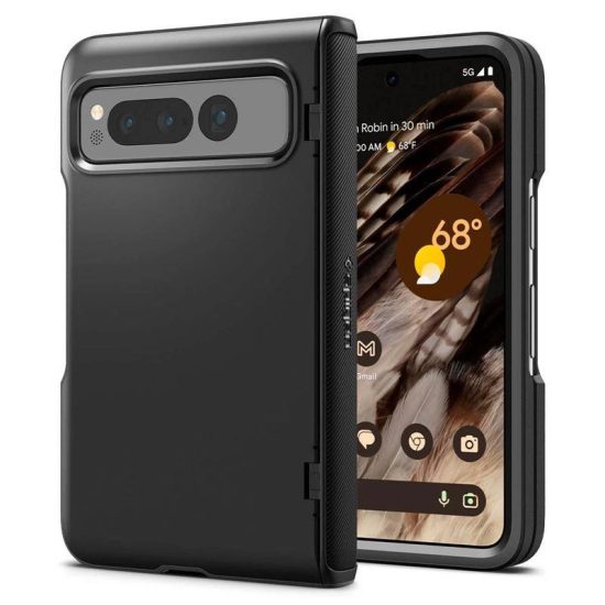 Google Pixel Fold Tok - Spigen Slim Armor Pro - Fekete