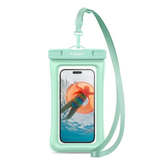 Spigen A610 Aqua Shield Univerzális Lebegő Vízálló Tok - Menta