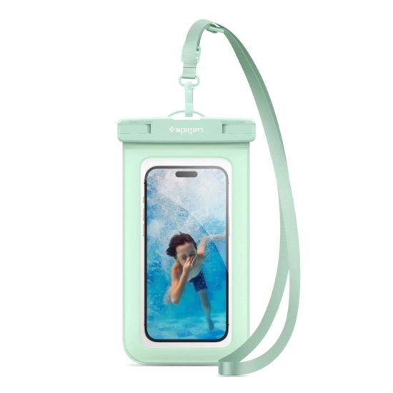 Spigen A601 Aqua Shield Univerzális Vízálló Tok - Menta