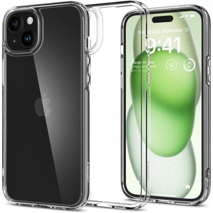 iPhone 15 Plus Tok - Spigen Ultra Hybrid - Átlátszó