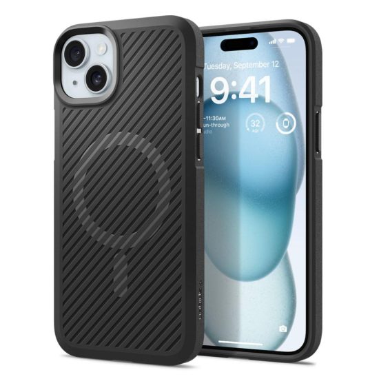 iPhone 15 Plus Tok - Spigen Core Armor MagFit - Fekete