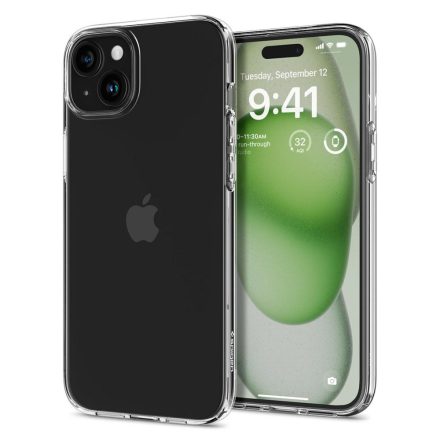 iPhone 15 Plus Tok - Spigen Liquid Crystal - Átlátszó