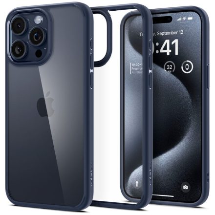 iPhone 15 Pro Max Tok - Spigen Ultra Hybrid - Kék