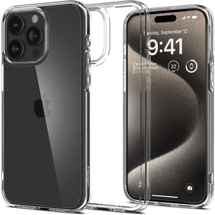 iPhone 15 Pro Max Tok - Spigen Ultra Hybrid - Átlátszó