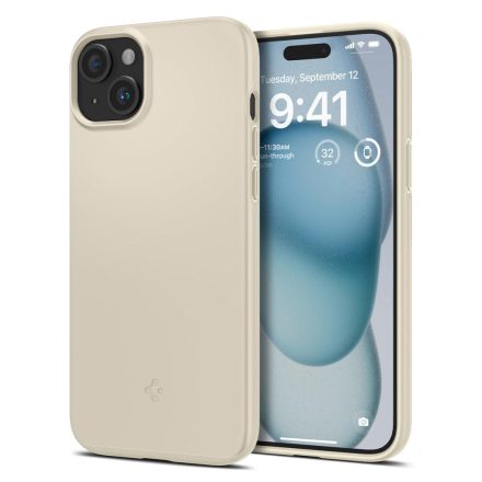 iPhone 15 Tok - Spigen Thin Fit - Bézs