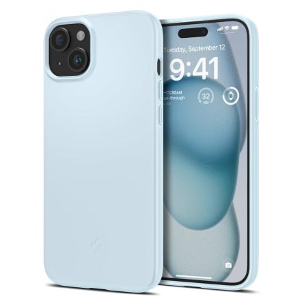 iPhone 15 Tok - Spigen Thin Fit - Világoskék