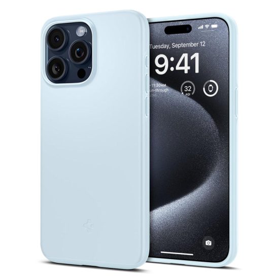 iPhone 15 Pro Tok - Spigen Thin Fit - Kék